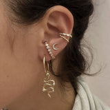 Kaeli - CZ Moon Studs - Kurafuchi