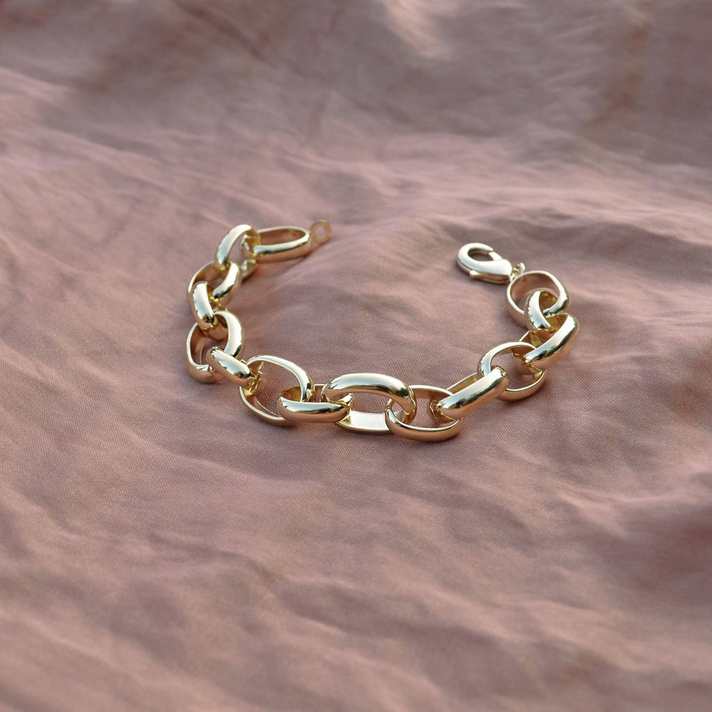 Kali - Gold Chunky Chain Bracelet