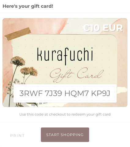 Kurafuchi Gift Card - Kurafuchi