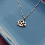 Nadi - Mini Lotus Necklace - Kurafuchi
