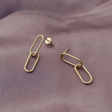 Nora - Oval Link Studs - Kurafuchi