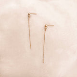 Olympia - CZ Chain Earrings - Kurafuchi