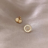 Quynn - Eye Medal Studs - Kurafuchi