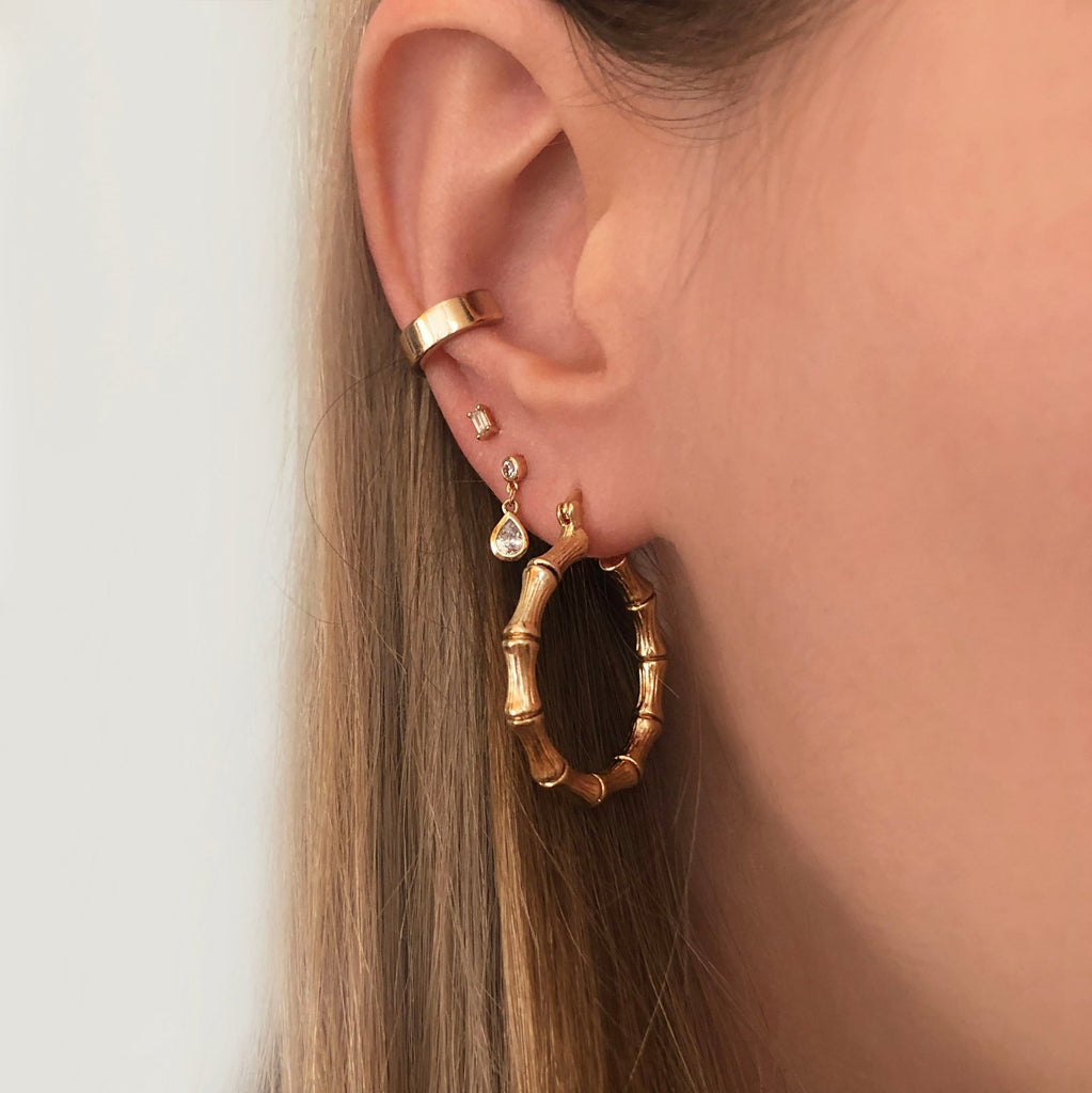 Enora - Twisted Spiral Hoop Earrings
