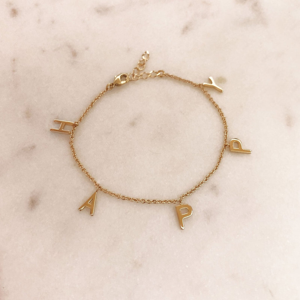 Alphabet “S” Three Tier Gold Bracelet, Women's Fashion, Jewelry &  Organisers, Bracelets on Carousell