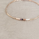 Sierra - Multicolor Rose Gold Bracelet - Kurafuchi