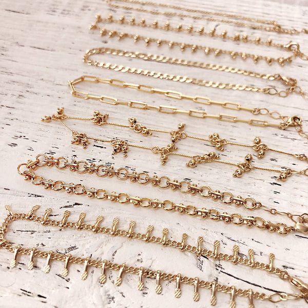 Solana - Boho Chain Anklet - Kurafuchi