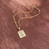 Tegan - Anchor Medal Necklace - Kurafuchi
