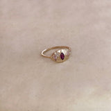 Twyla - Fuchsia CZ Ring - Kurafuchi