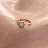 Wendy - Amazonite Ring - Kurafuchi