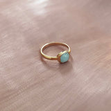 Wendy - Amazonite Ring - Kurafuchi