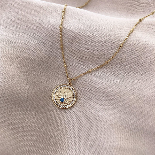 Xiomara - Eye Medal Necklace - Kurafuchi