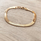 Yasmin - Flat Chain Bracelet - Kurafuchi